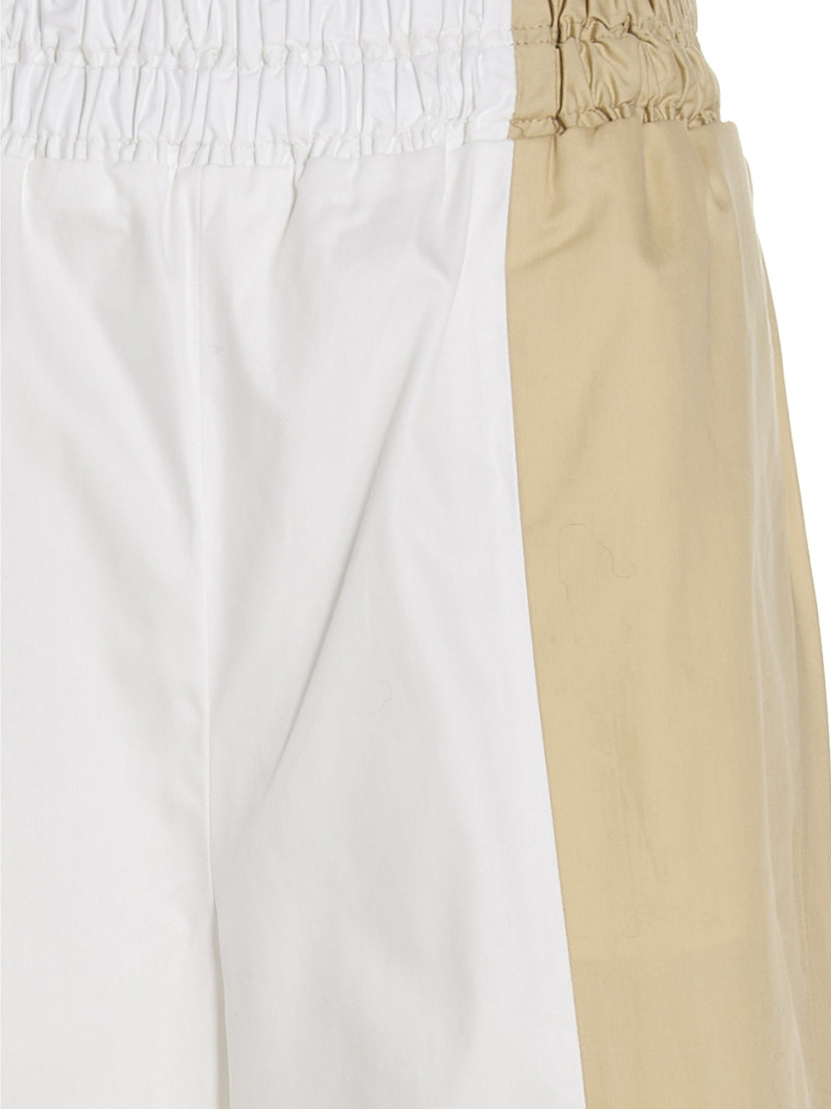 Loose leg two-color pants 3