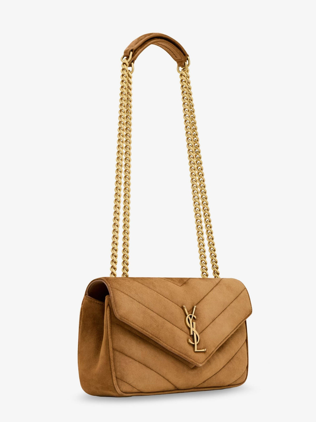 Loulou leather shoulder bag with metal Cassandre logo 3