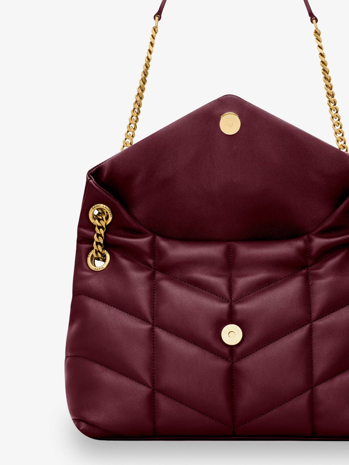 Loulou Puffer matelassé leather shoulder bag 4