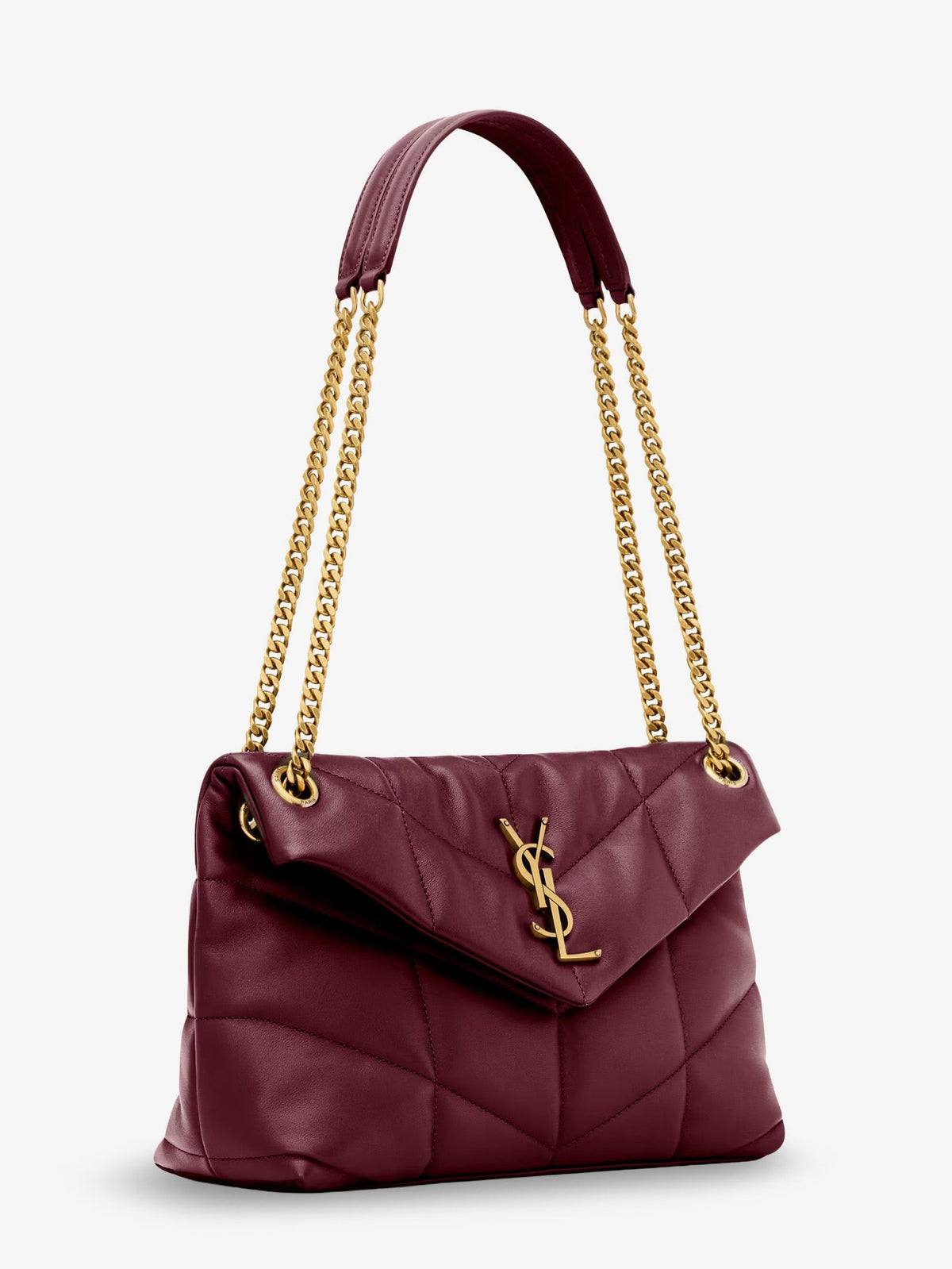 Loulou Puffer matelassé leather shoulder bag 3