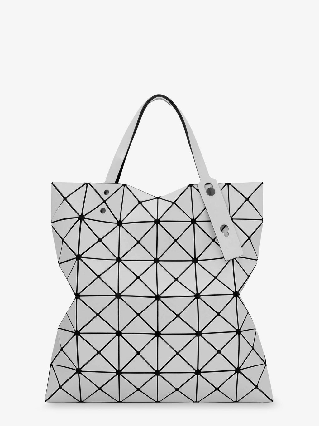 Lucent shoulder bag with triangular pattern