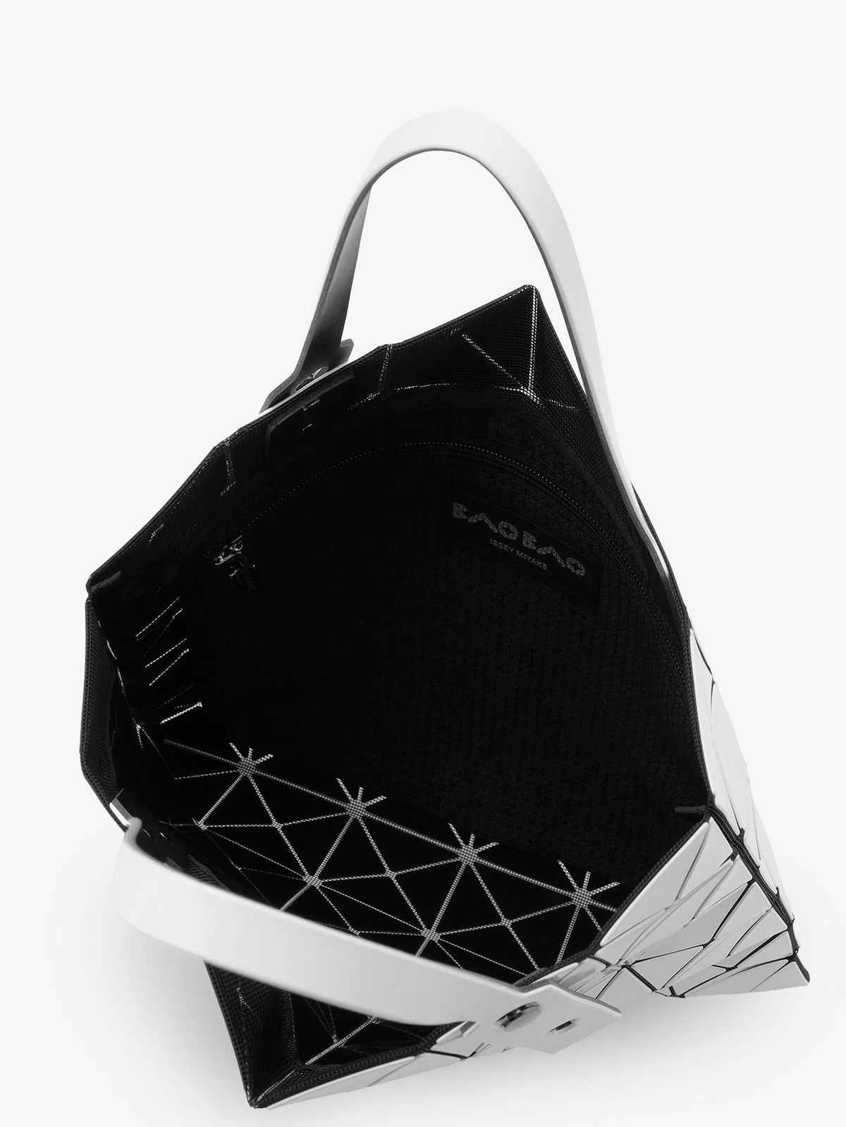 Lucent shoulder bag with triangular pattern 5