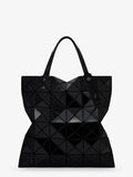 Lucent shoulder bag with triangular pattern