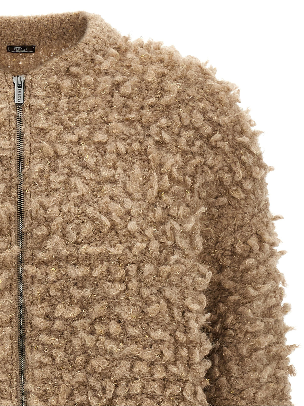 Lurex bouclé bomber jacket 3