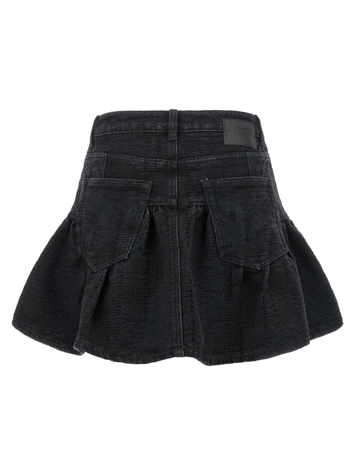 Lurex denim skirt 2