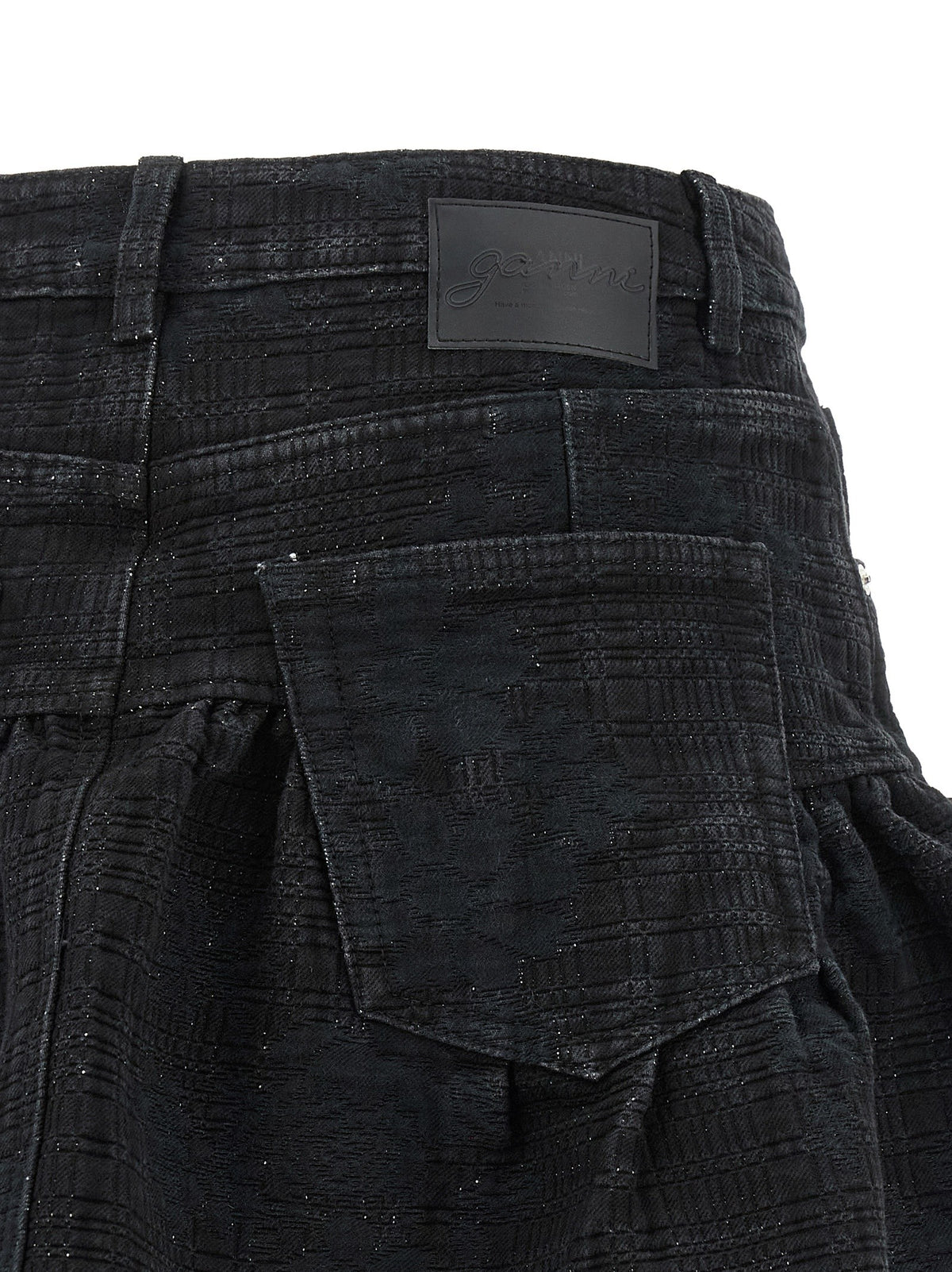 Lurex denim skirt 4