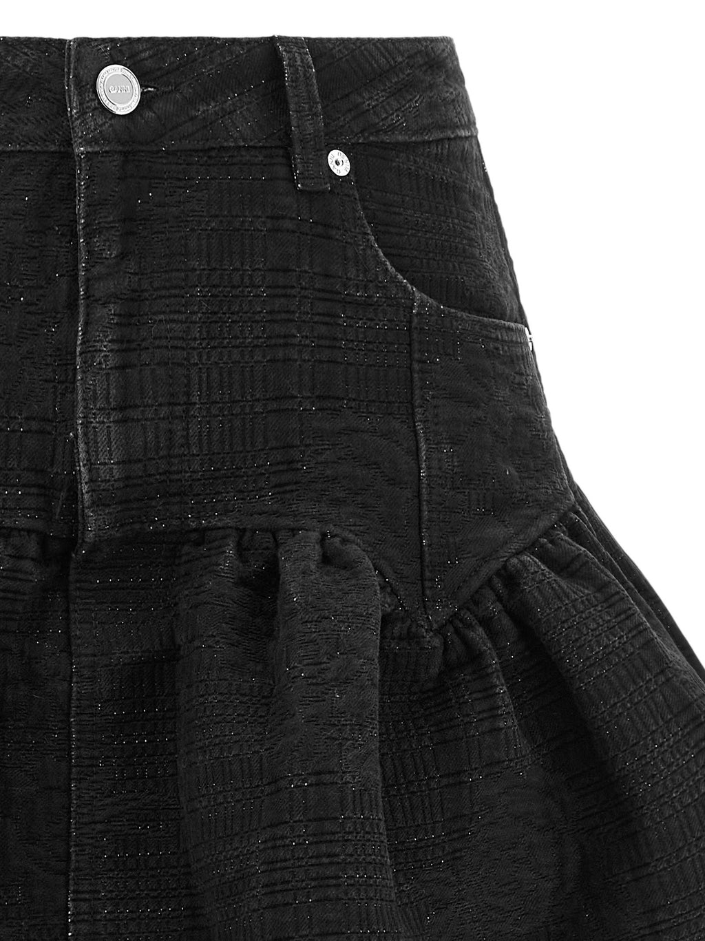 Lurex denim skirt 3