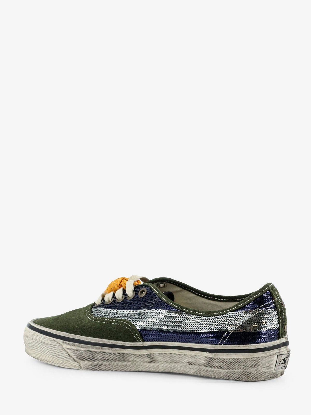 Lx authentic 44 suede sneakers with micro-sequin detail on the side 3