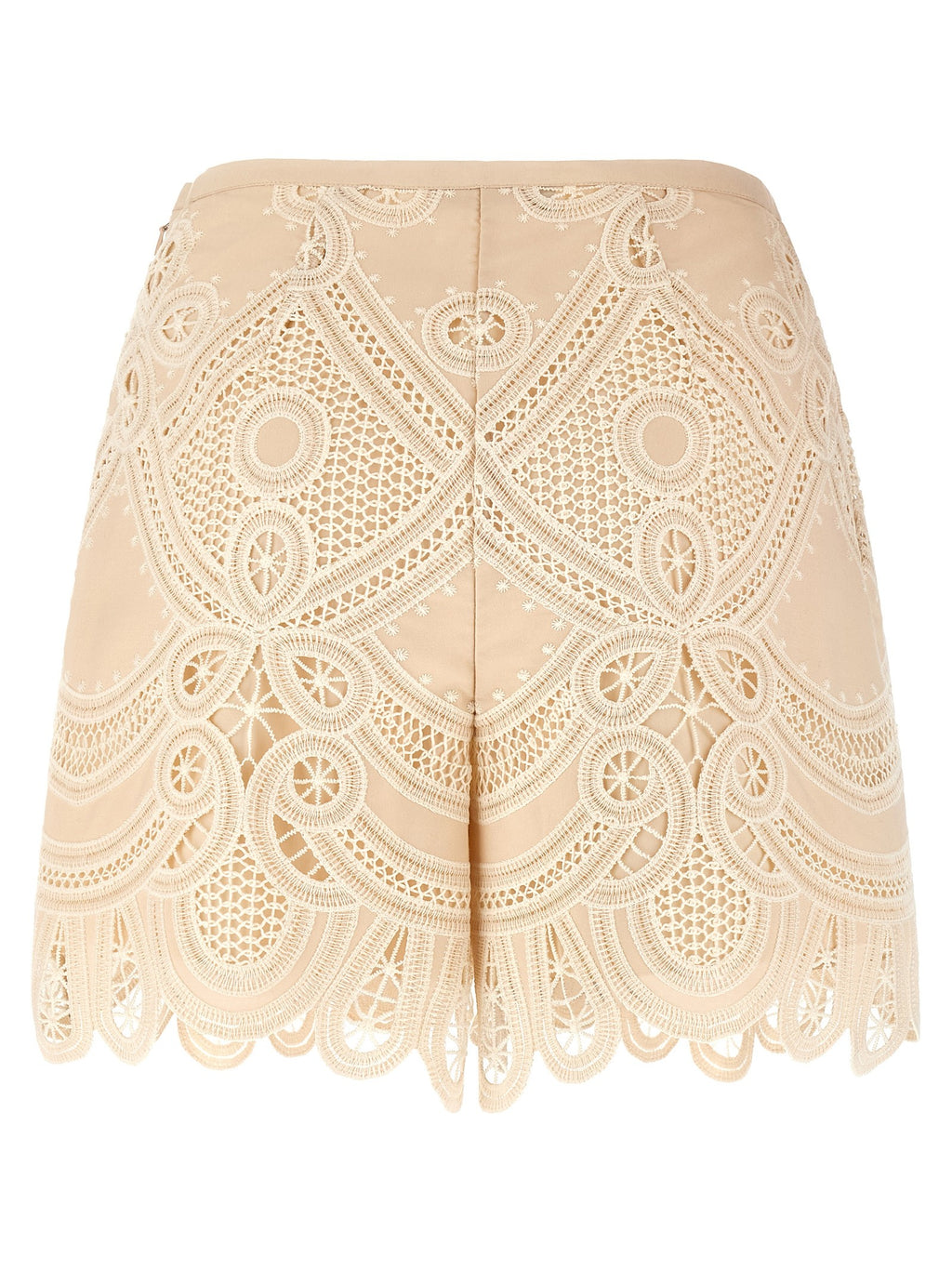 Macramé embroidery shorts 2