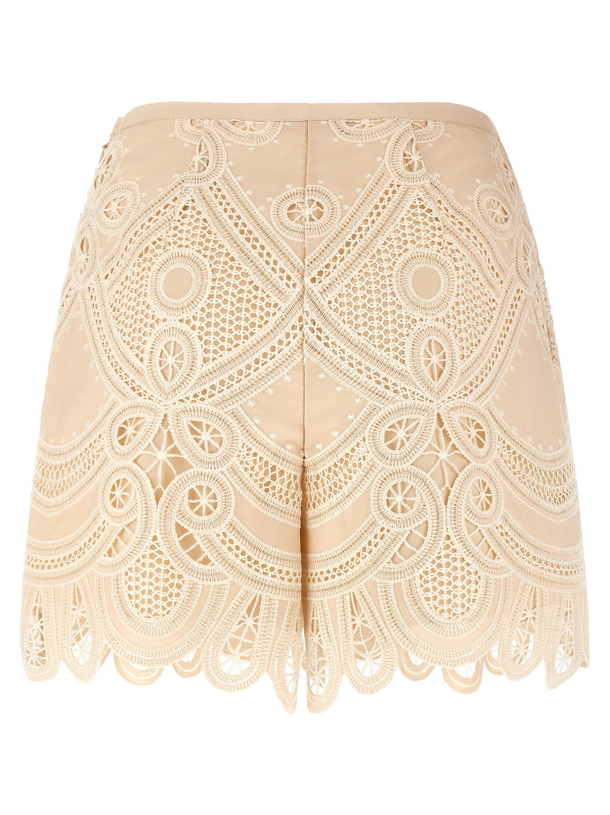 Macramé embroidery shorts 2