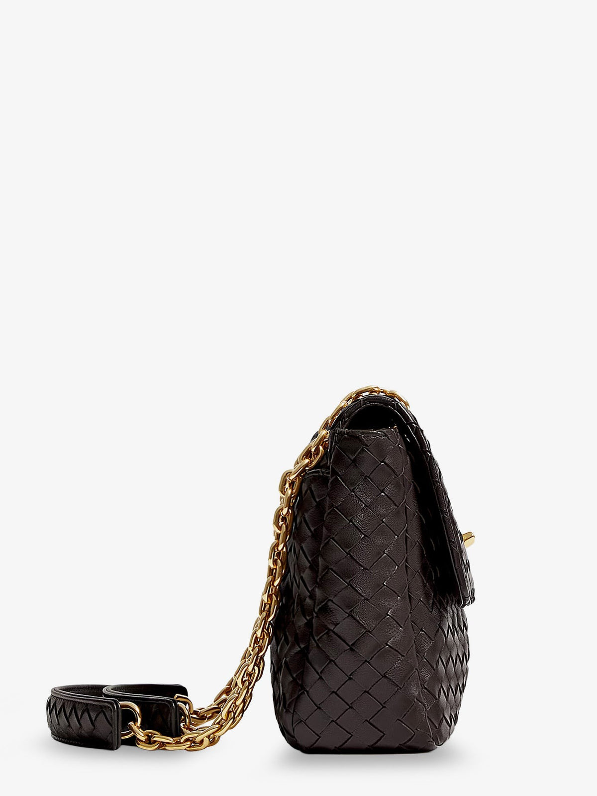 Madison leather shoulder bag with Knot detail 3