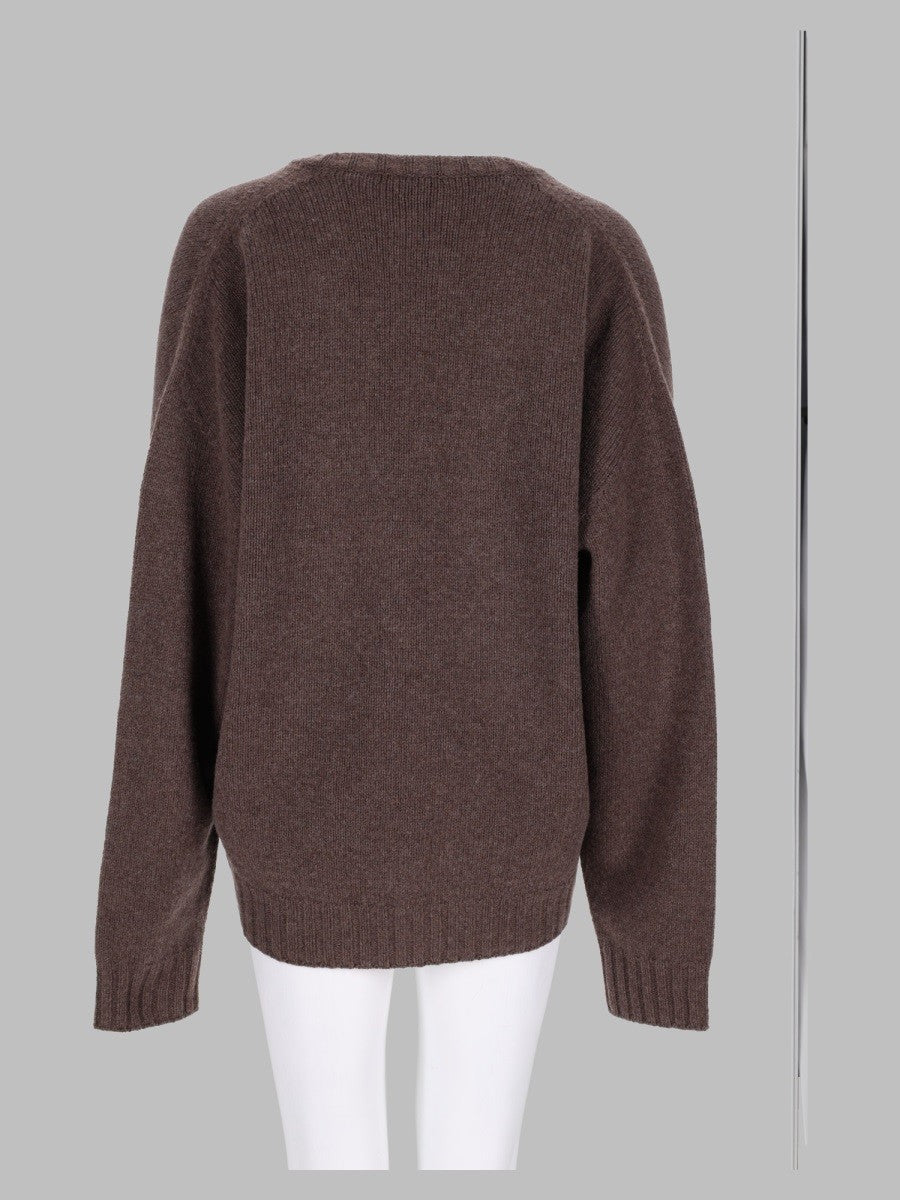 Maglia Chunky con Scollo a "V" 2