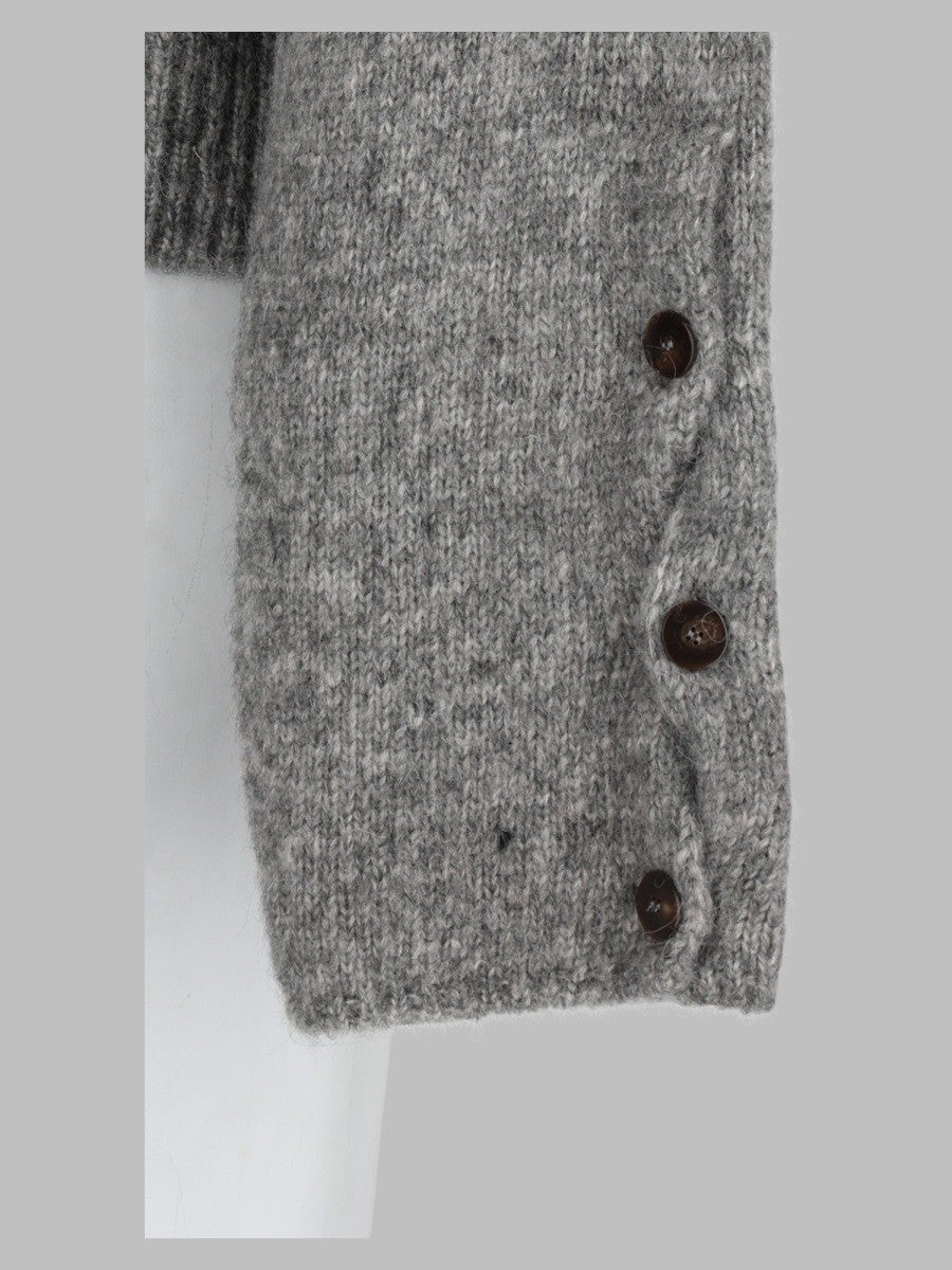 Maglia In Alpaca a Collo Alto 2