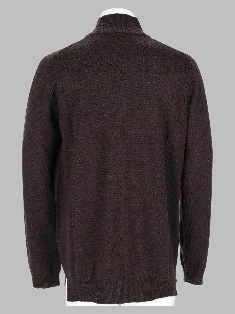 Maglia In Lana Con Zip 2