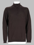 Maglia In Lana Con Zip
