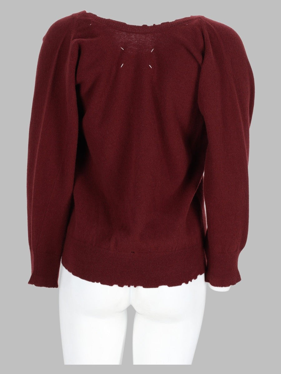 Maglia In Lana Effetto Usurato 2
