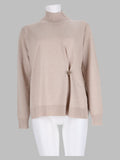 Maglia In Lana Misto Seta e Cashmere