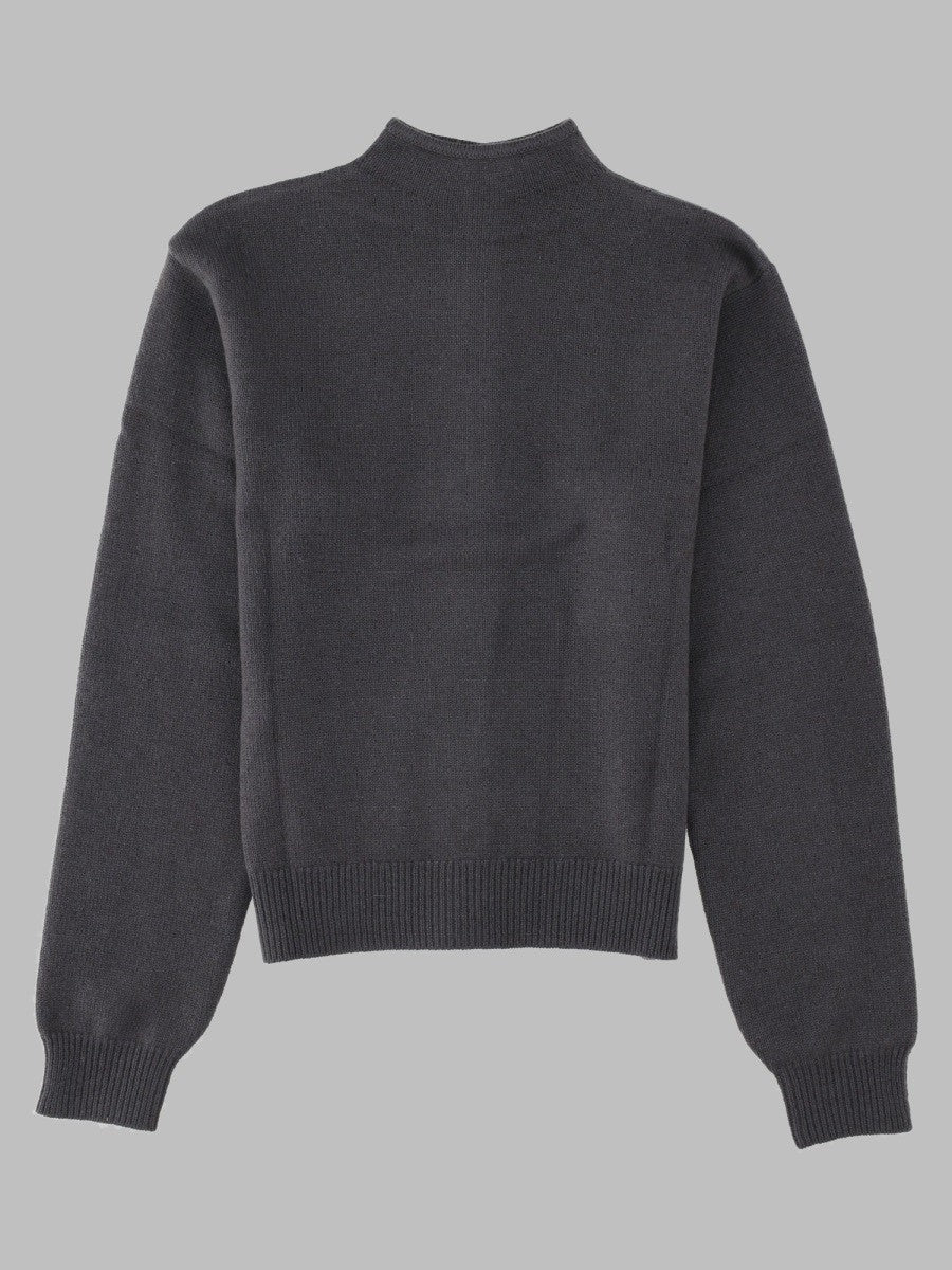 Maglia Reversibile con Bottoni in Cashmere