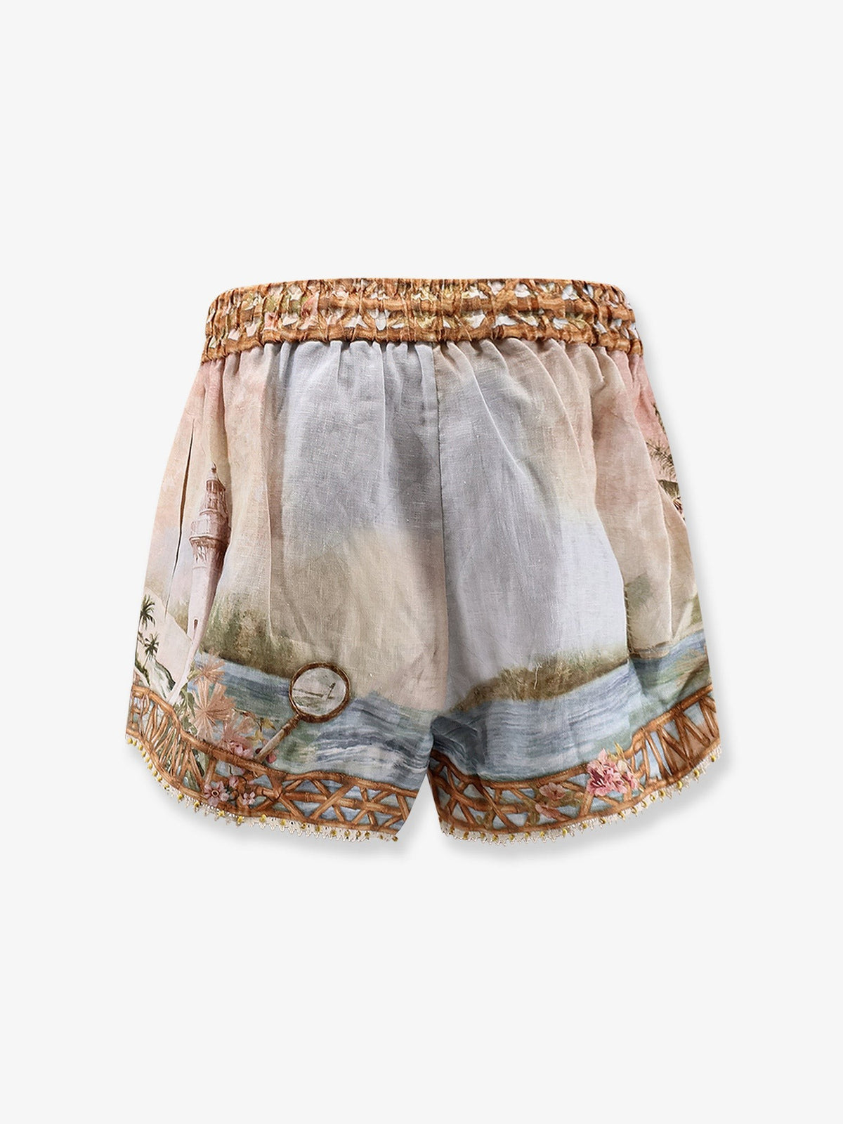 Mahon multicolor linen shorts 2