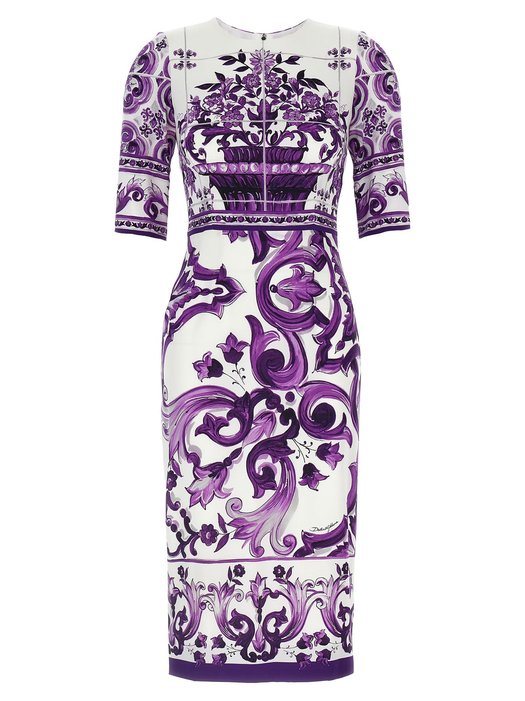 'Maiolica' print dress