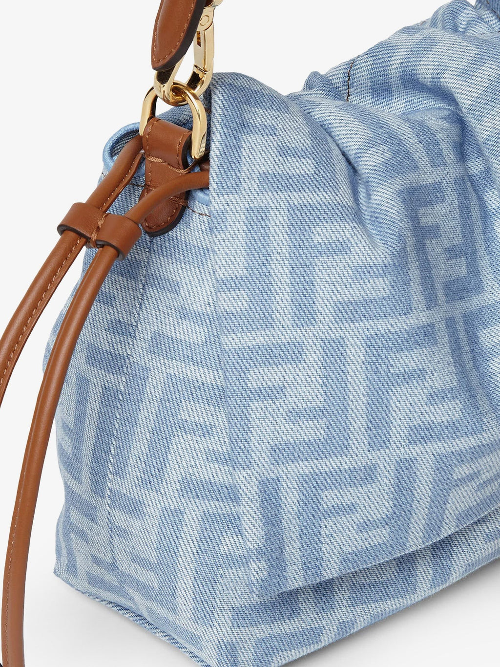 Mamma Baguette Light Denim crossbody bag 5