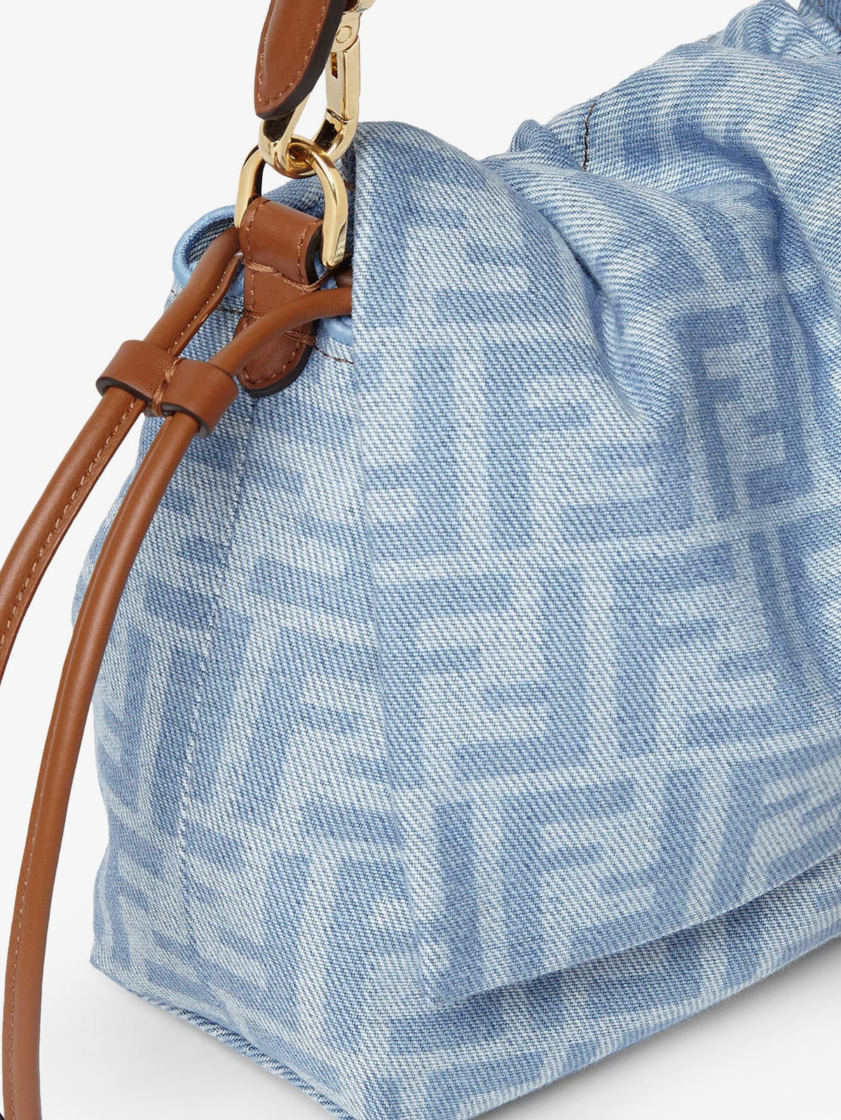 Mamma Baguette Light Denim crossbody bag 5