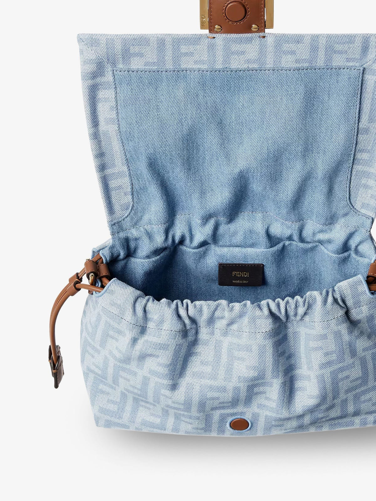 Mamma Baguette Light Denim crossbody bag 4
