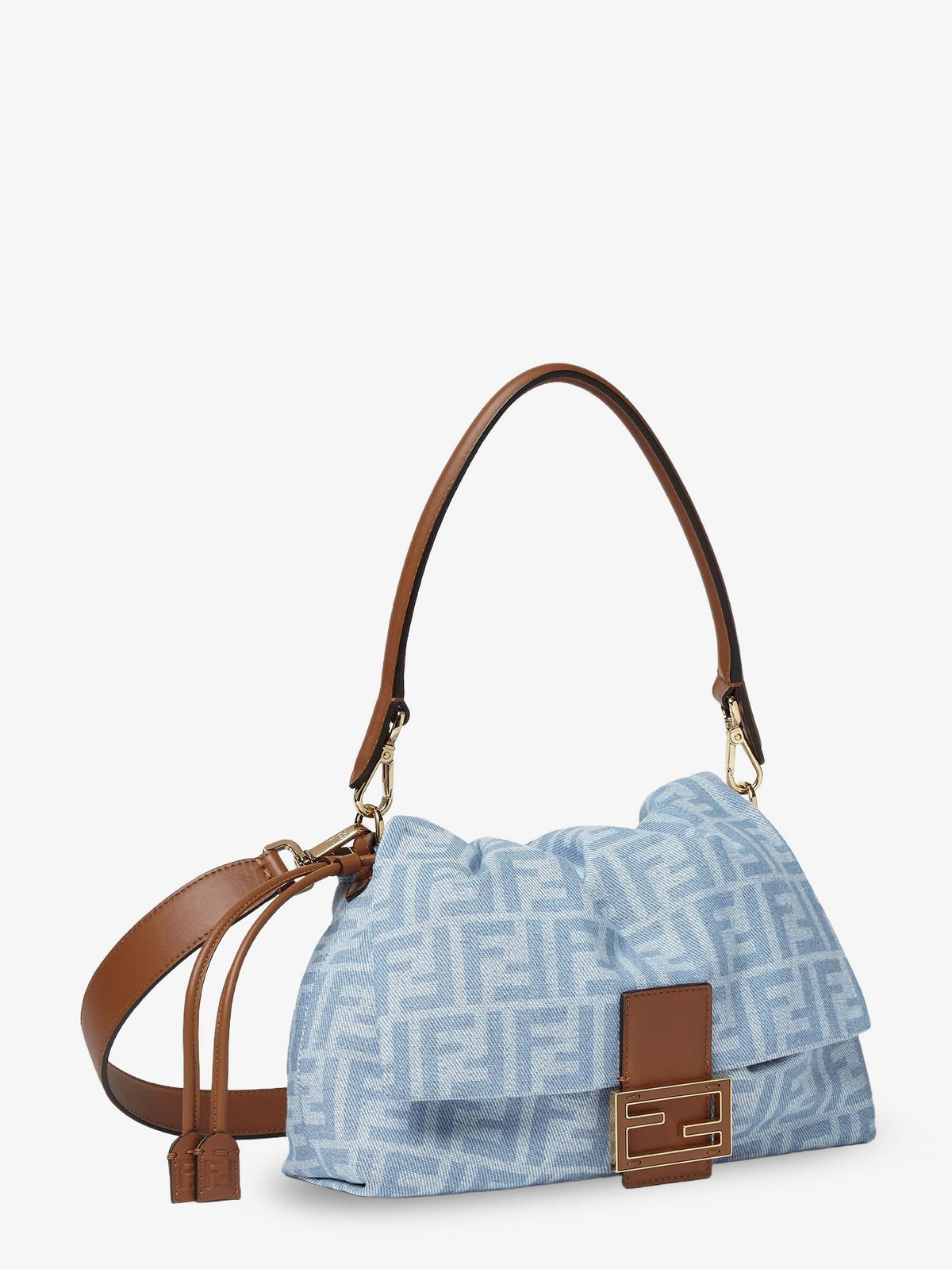 Mamma Baguette Light Denim crossbody bag 3