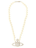 'Man. Bas Relief Pearl' necklace