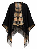MANTELLA REVERSIBILE "CHECK"