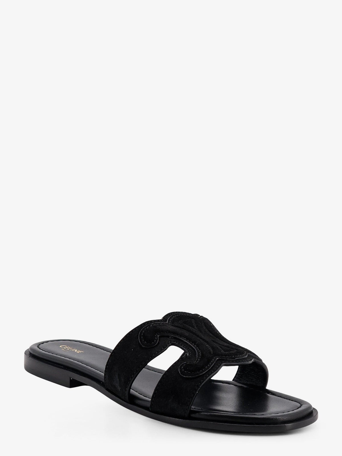 Marina suede sandals with Triomphe logo 2