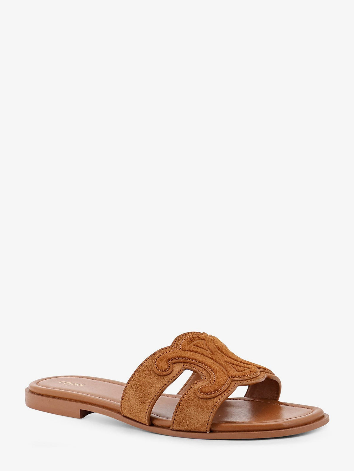 Marina suede sandals with Triomphe logo 2