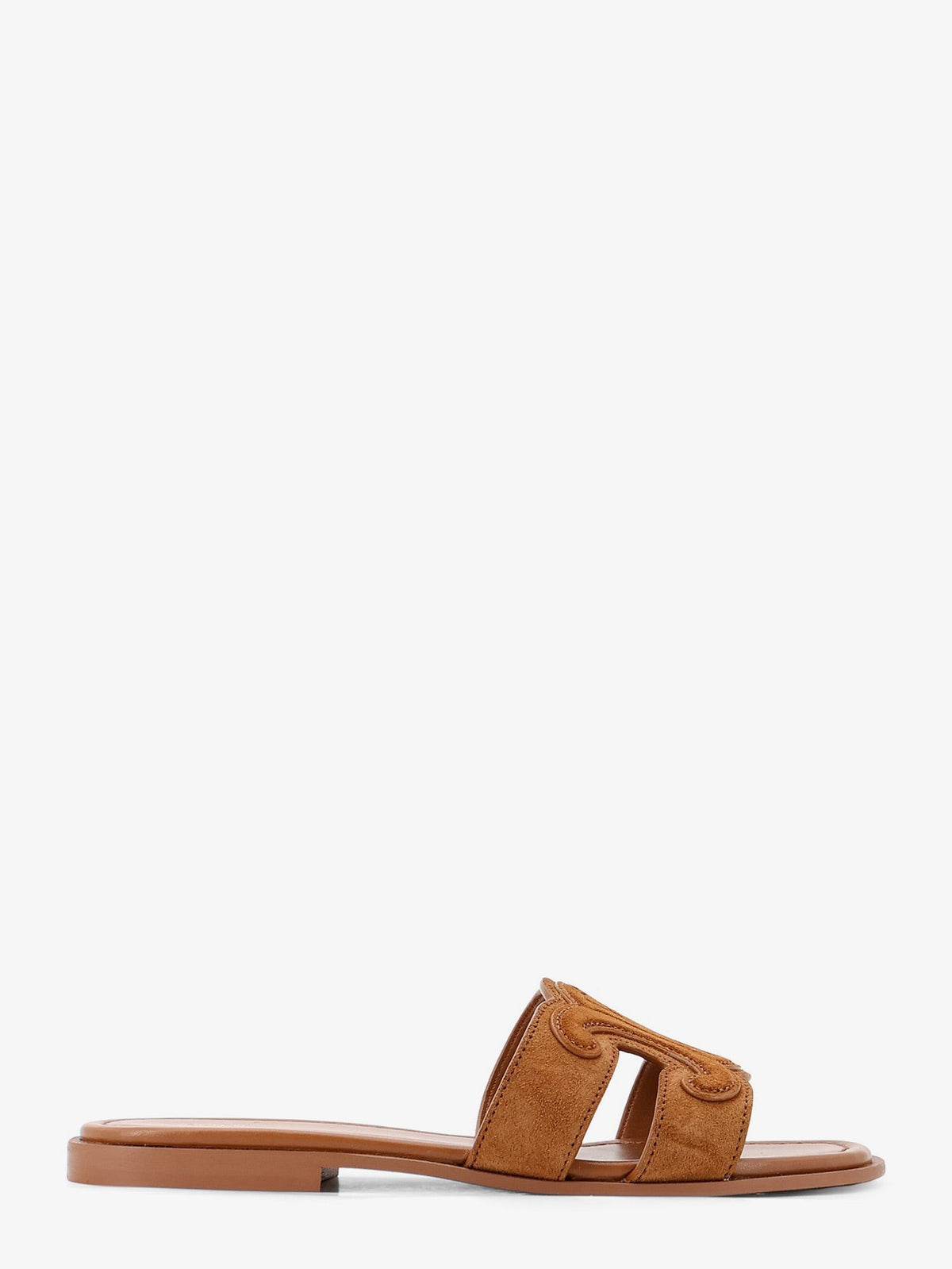 Marina suede sandals with Triomphe logo