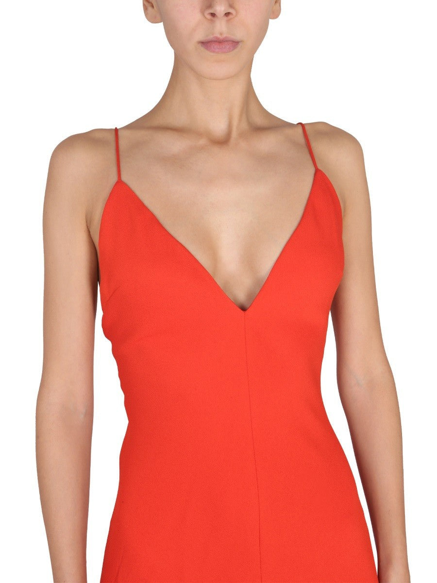 MAXI V-NECK DRESS 4