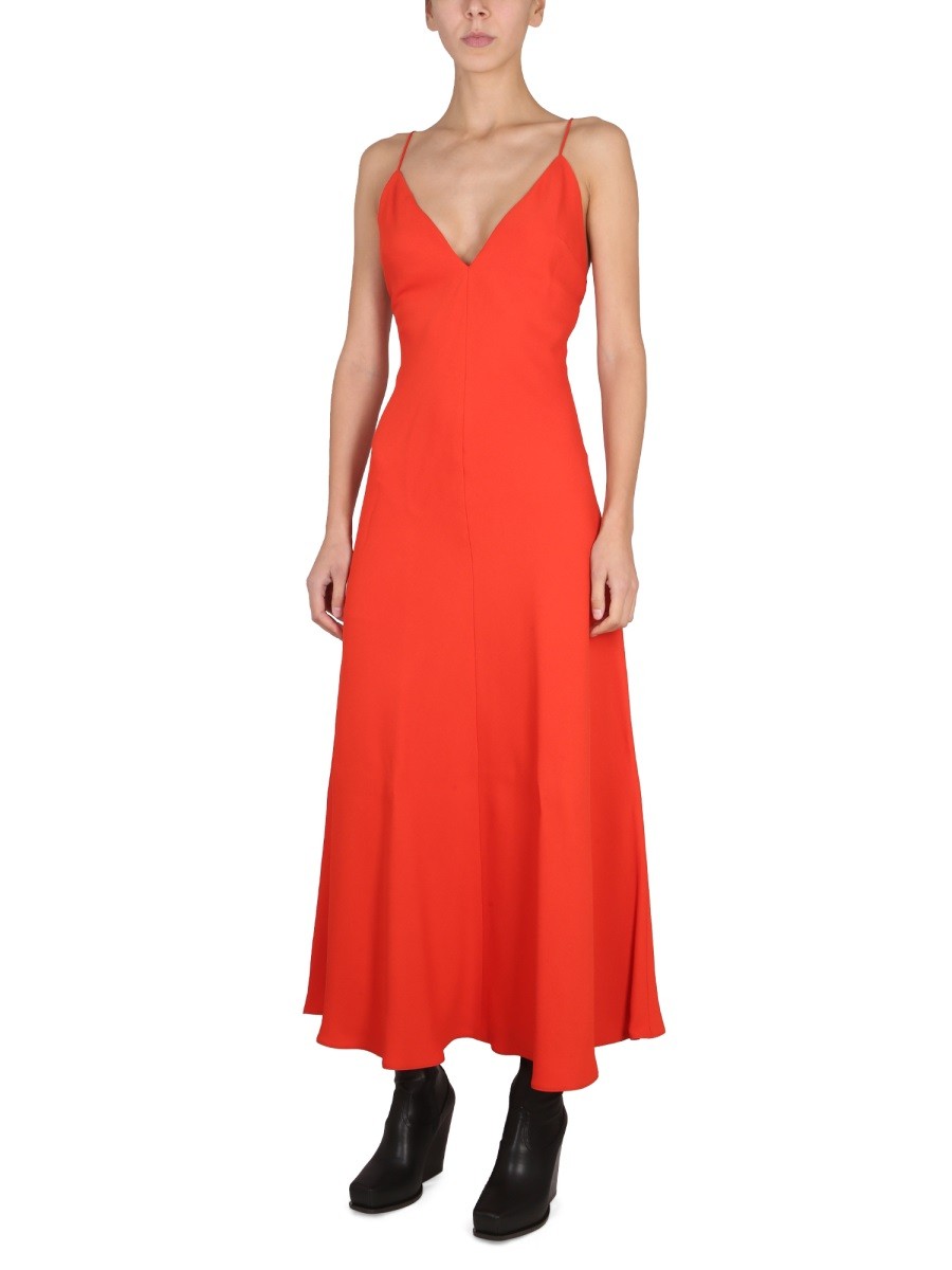 MAXI V-NECK DRESS 3