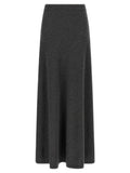 Maxi wool skirt