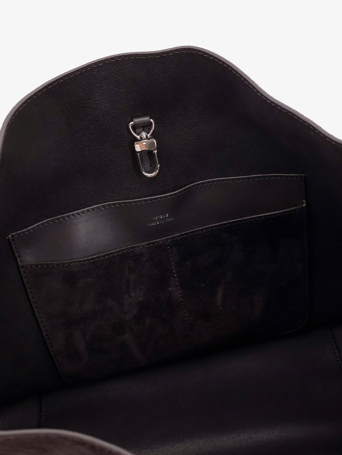 Medium Belted suede shoulder bag 4