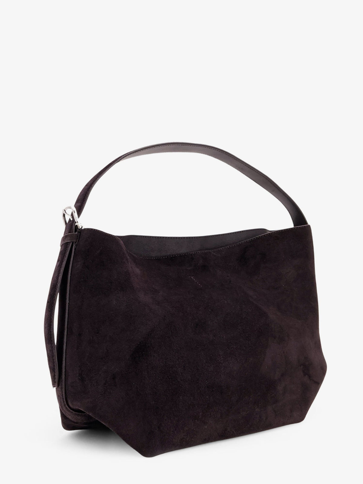 Medium Belted suede shoulder bag 3