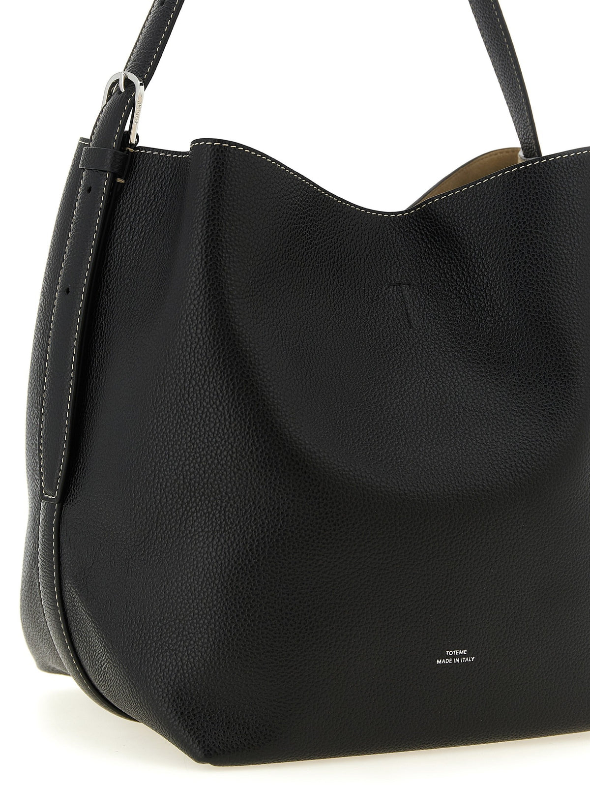 Medium Belted hammered leather shouder bag 3