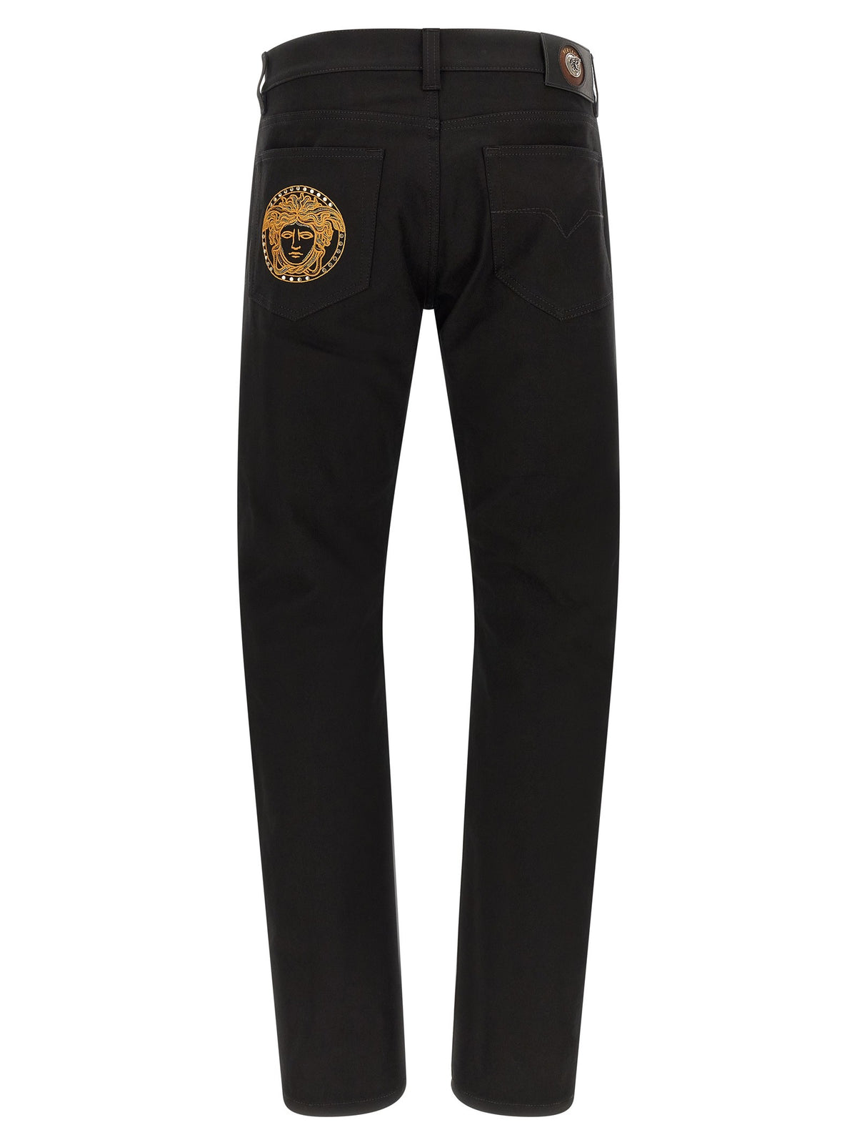 Medusa embroidery jeans 2