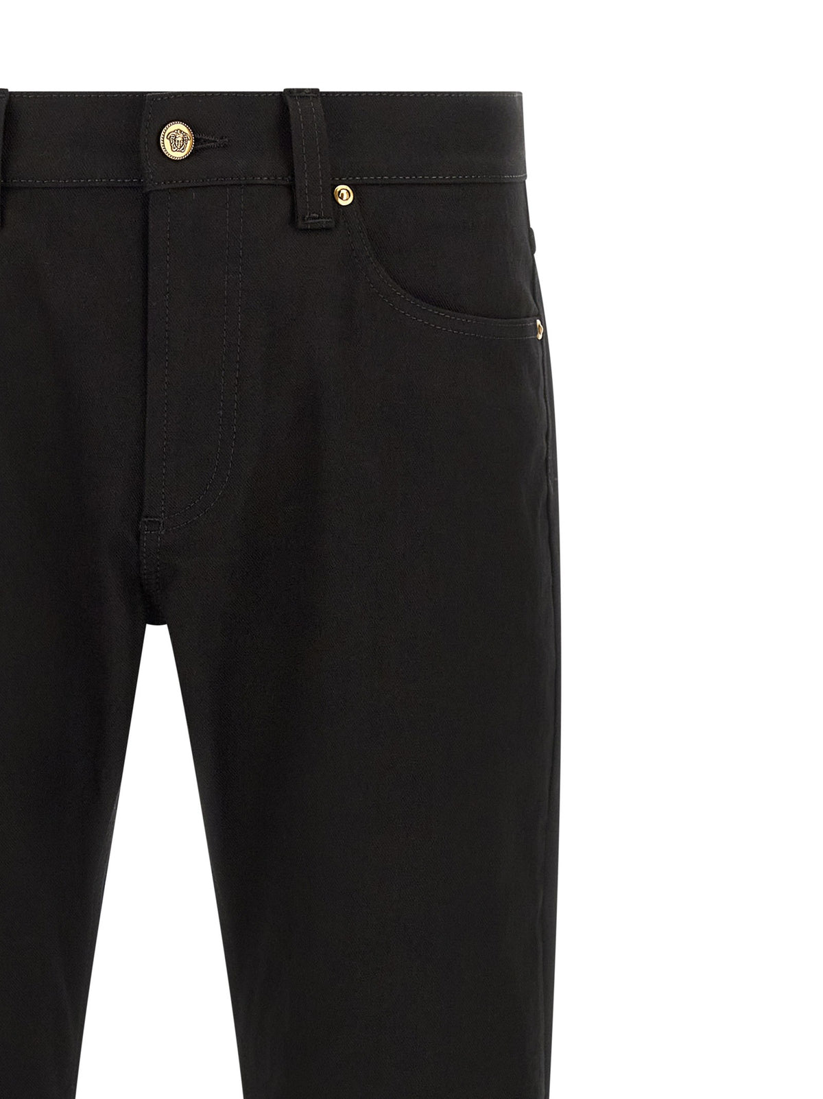 Medusa embroidery jeans 3
