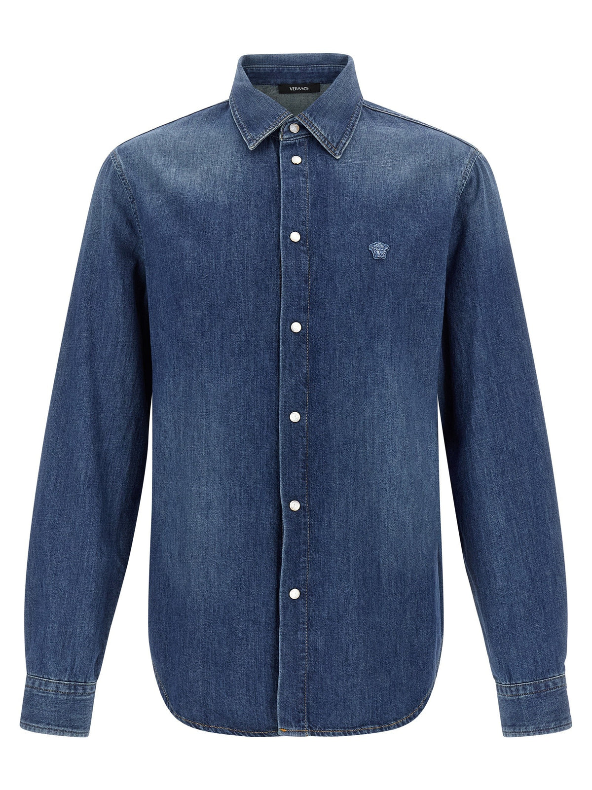 'Medusa' patch shirt