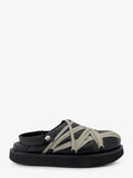 Megalace leather sandals