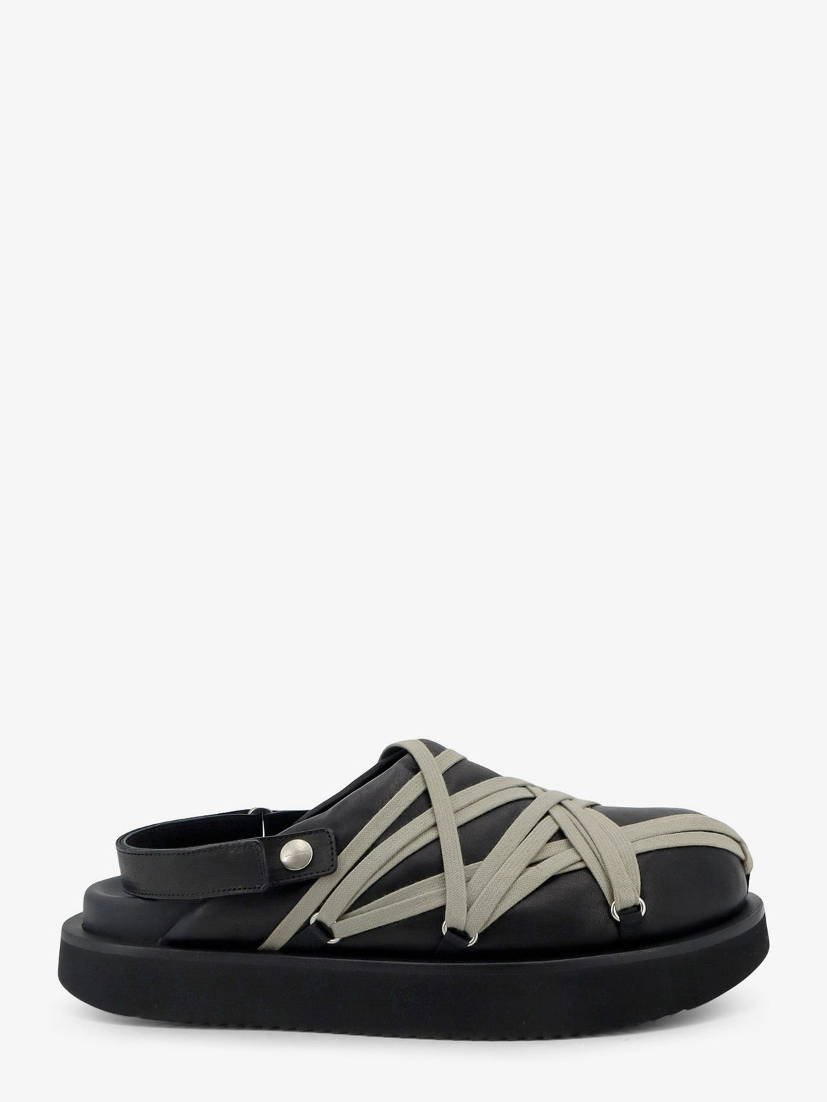 Megalace leather sandals