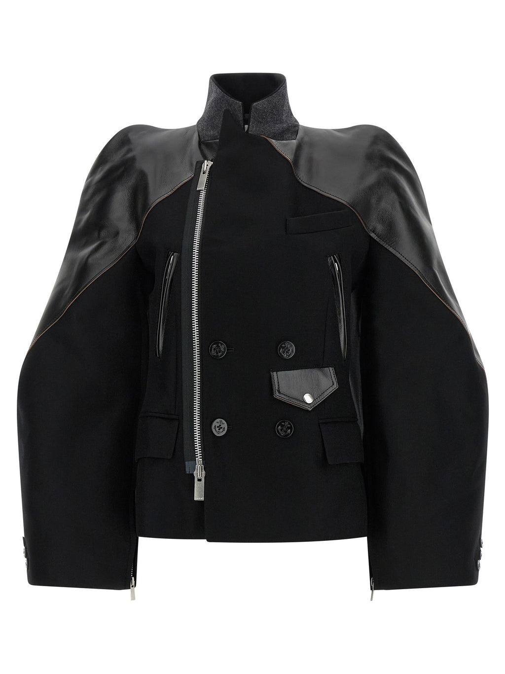 Melton wool jacket