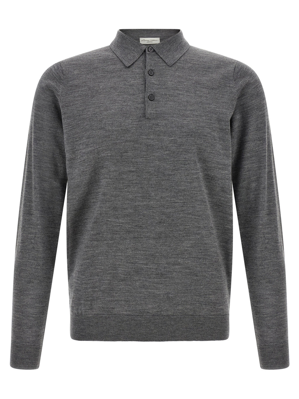 Merino wool polo shirt