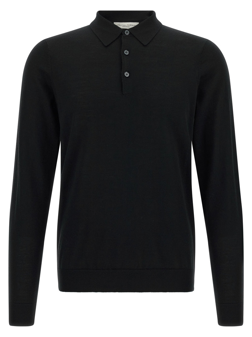 Merino wool polo shirt