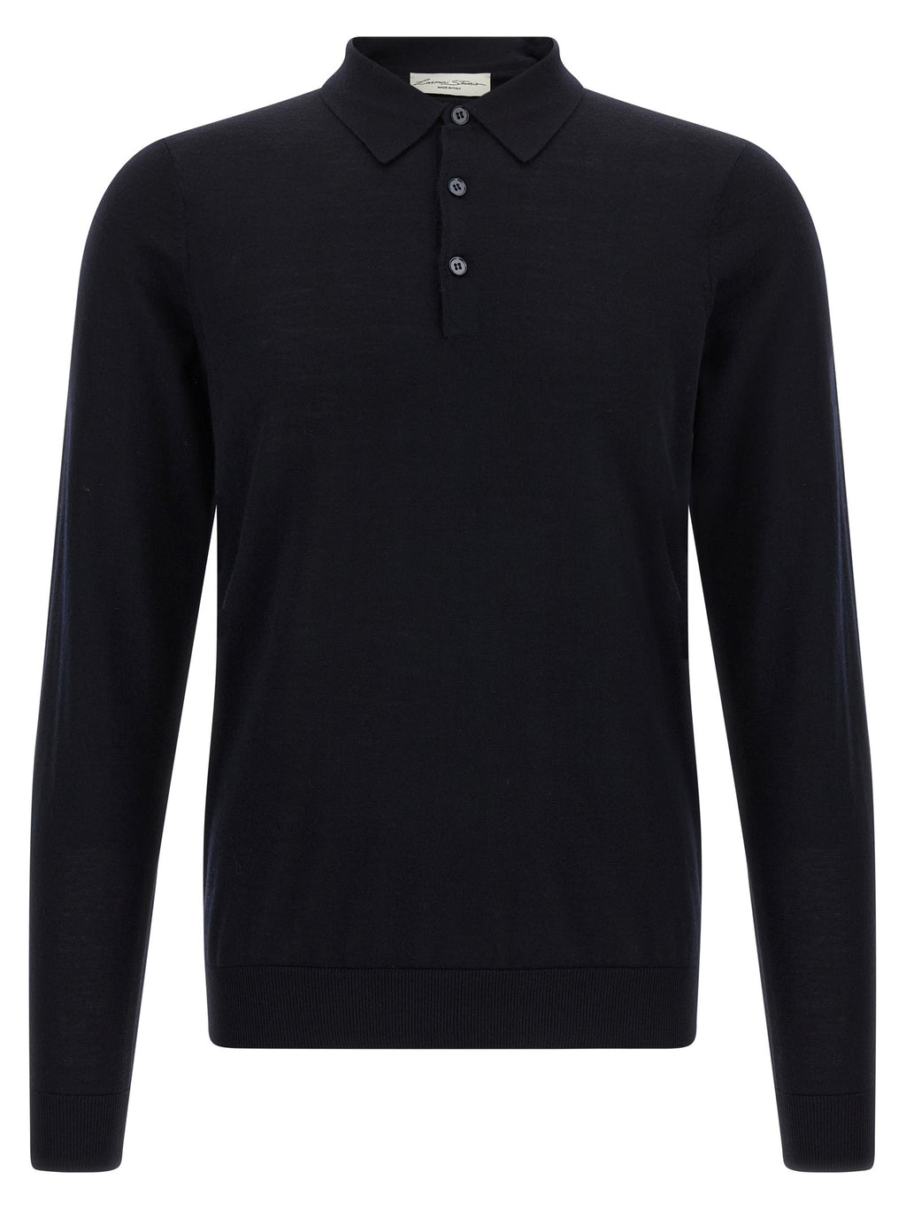 Merino wool polo shirt