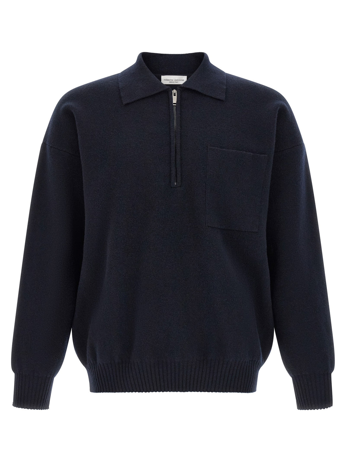 Merino wool polo shirt