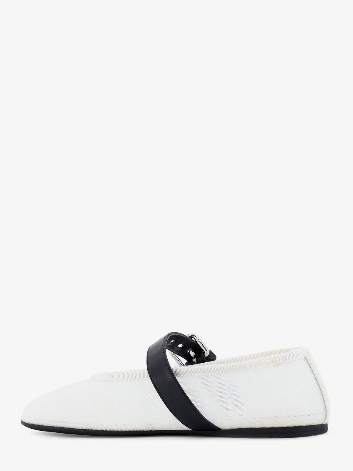 Mesh fabric ballerinas 3